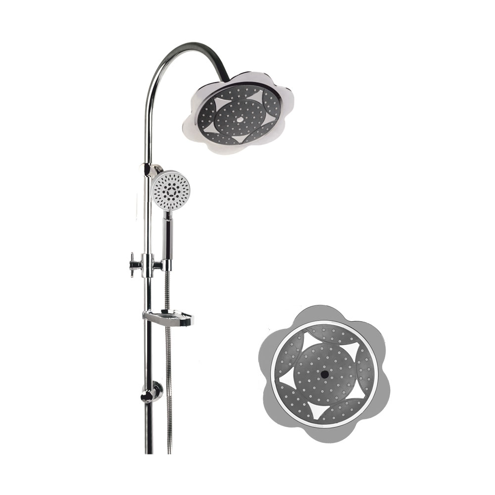 Robot Duş Seti Siyah Papatya