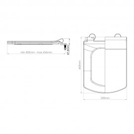 Kare Slim Klozet Kapak