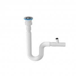 Körüklü Lavabo Sifonu Çamaşır Mak. Çıkışlı  Körüklü Lavabo Sifonu Çamaşır Mak. Çıkışlı