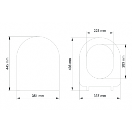 Elitra Zero Klozet Kapağı